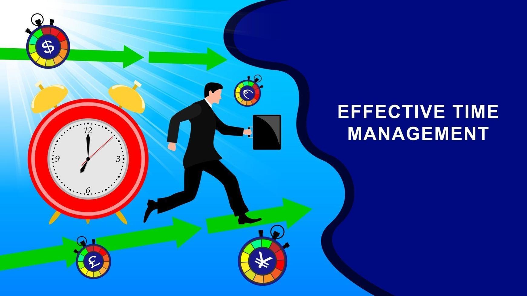 effective time management 3463850 Vector Art at Vecteezy