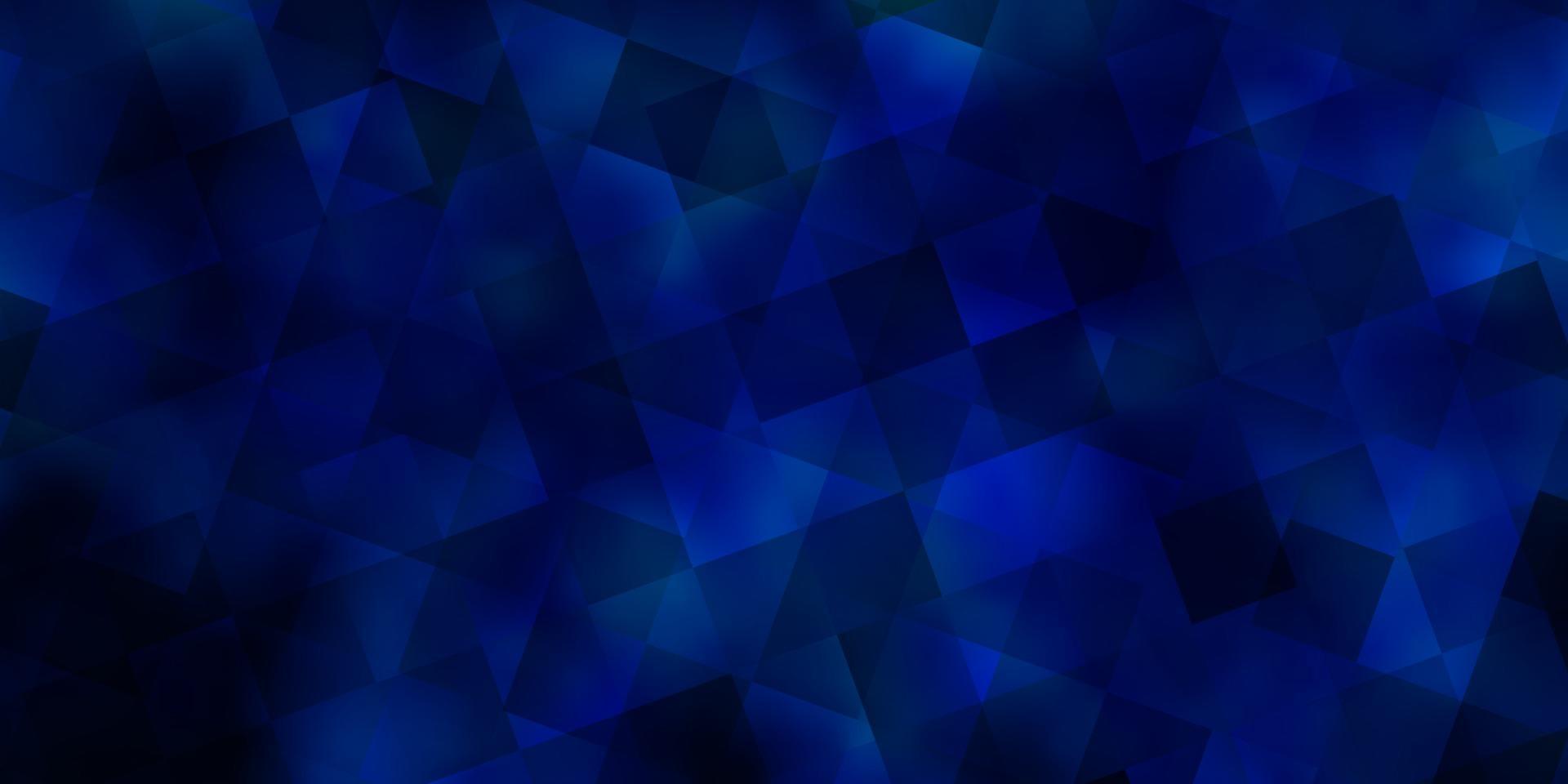 textura de vector azul oscuro con estilo poli con cubos.