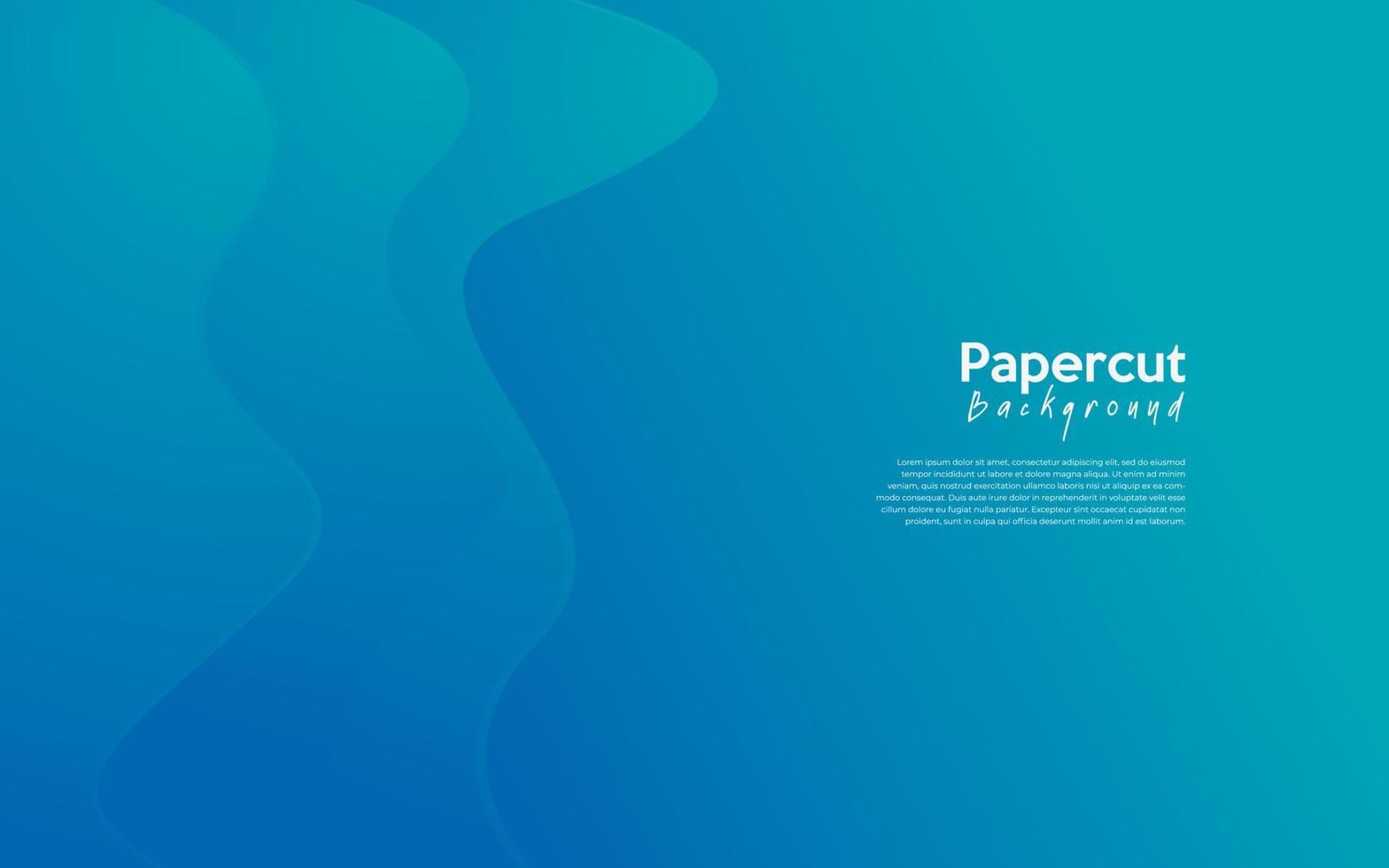 modern abstract papercut background vector