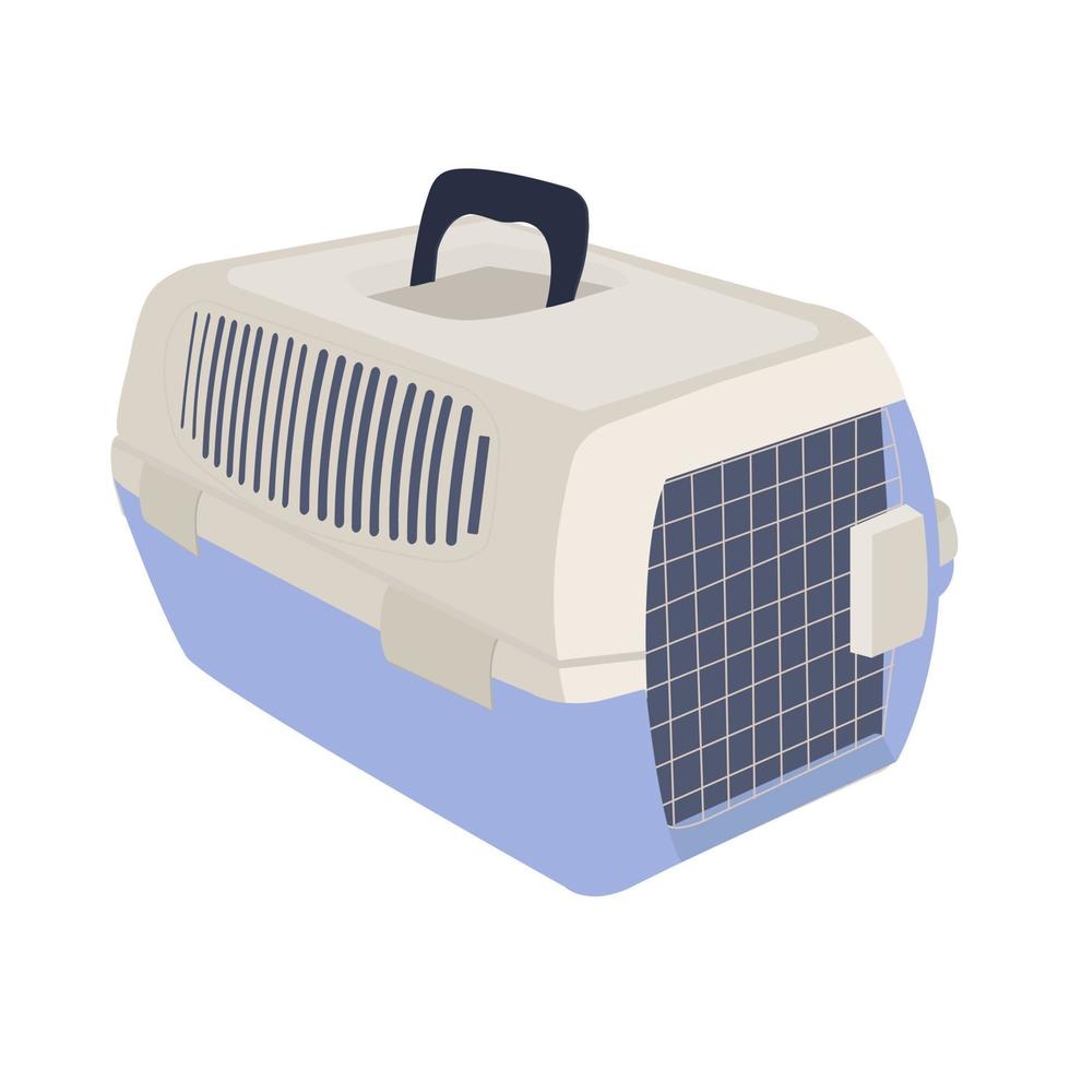 Pet carrier. Vector illustration