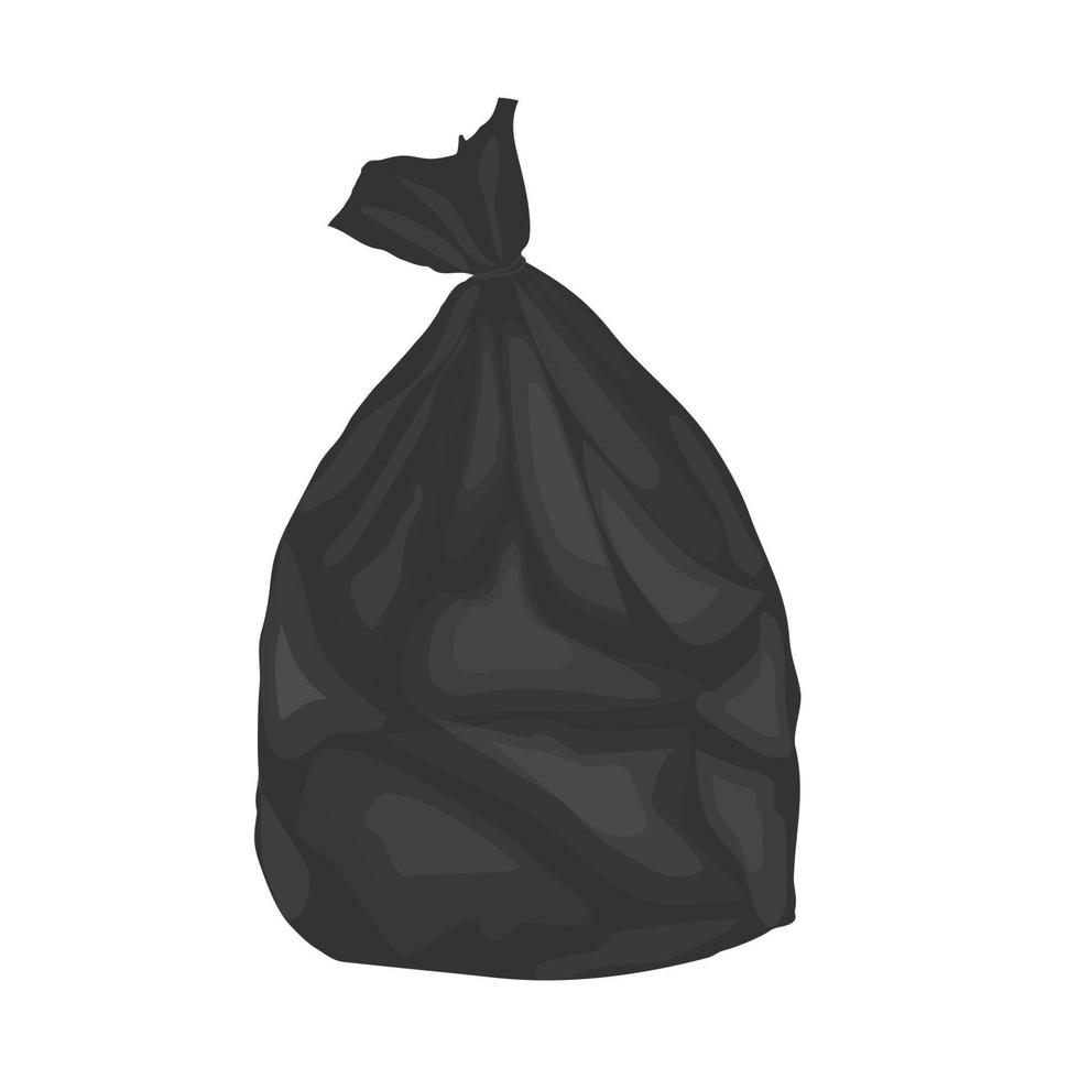 Garbage bag. Vector illustration