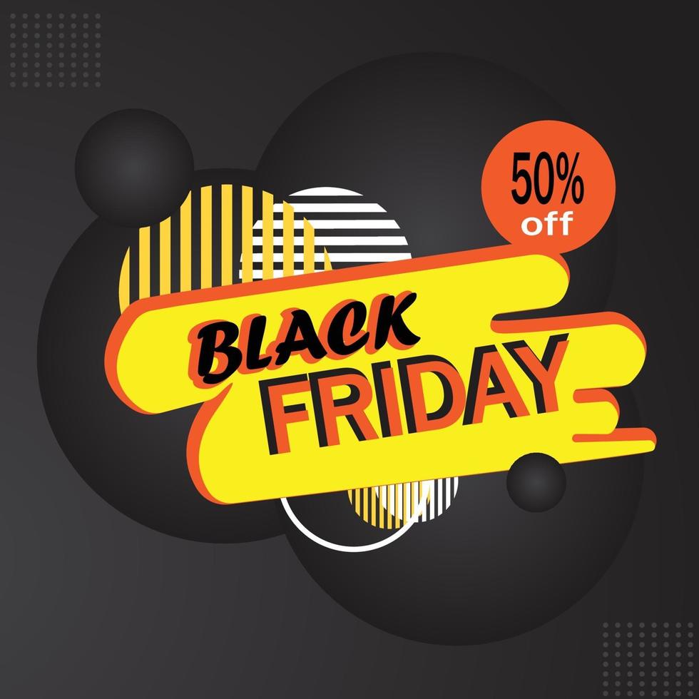 ball white background text editable shop discount black friday vector