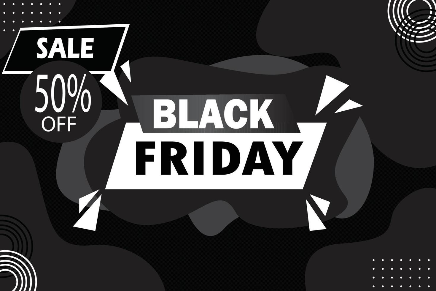 white background text editable shop discount black friday vector