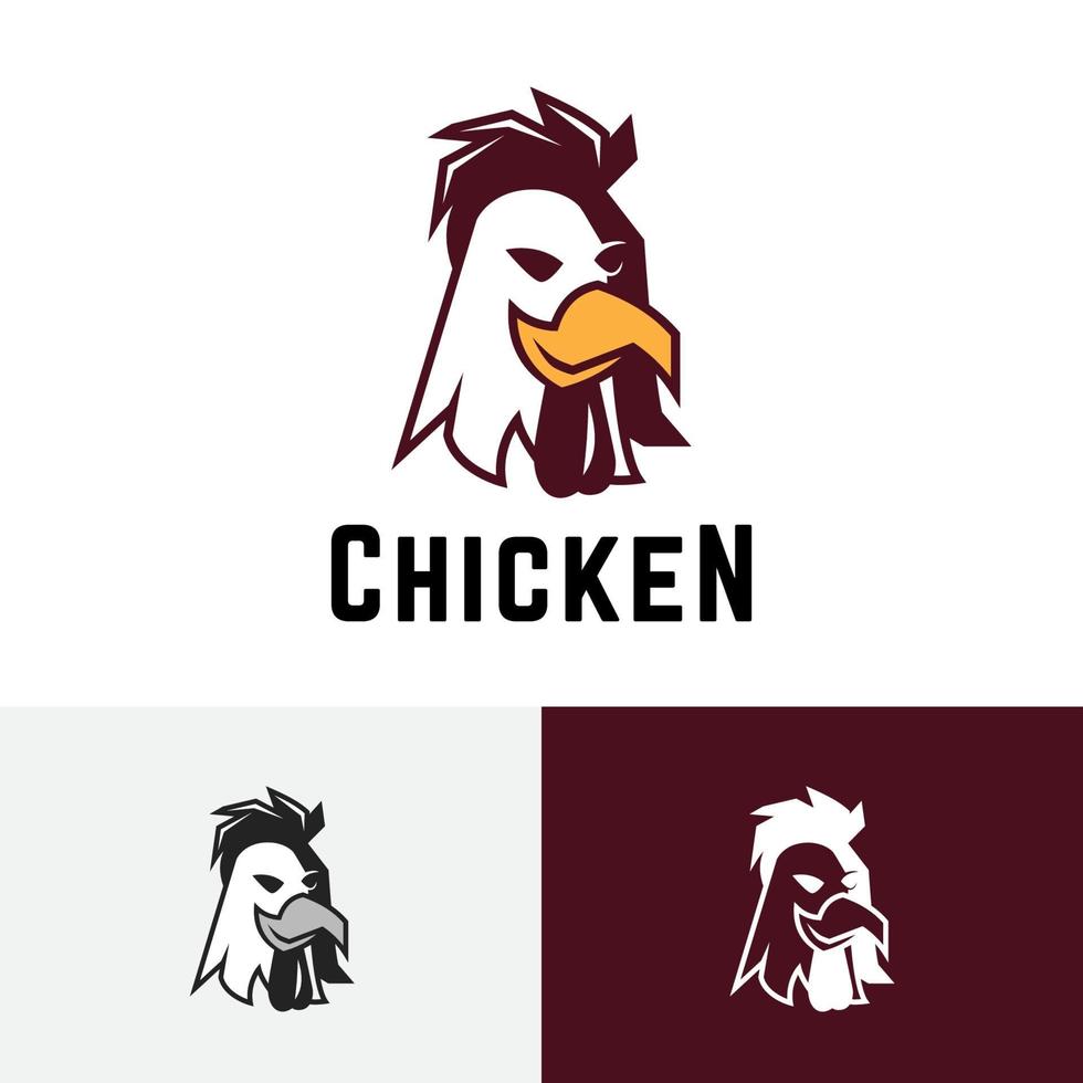 Calm Smiling Eagle Falcon Hawk Head Circle Logo vector