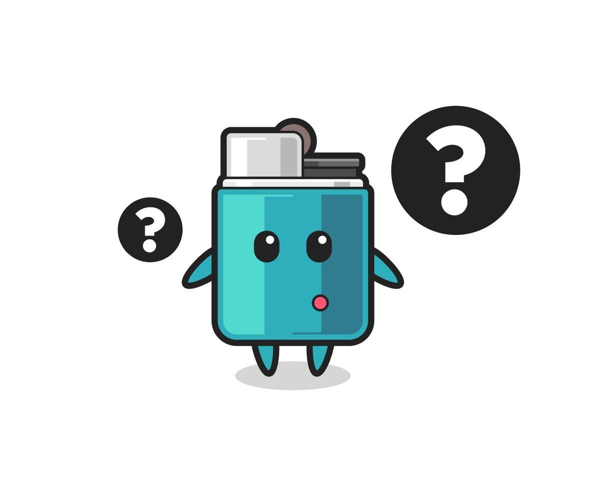 Cartoon Illustration of lighter with the question mark vector