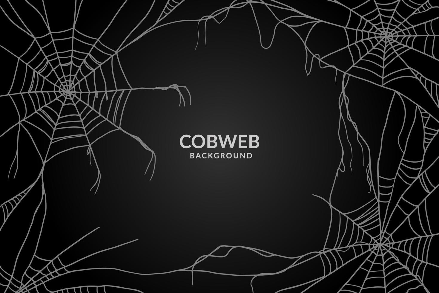 cobweb background vector illustration