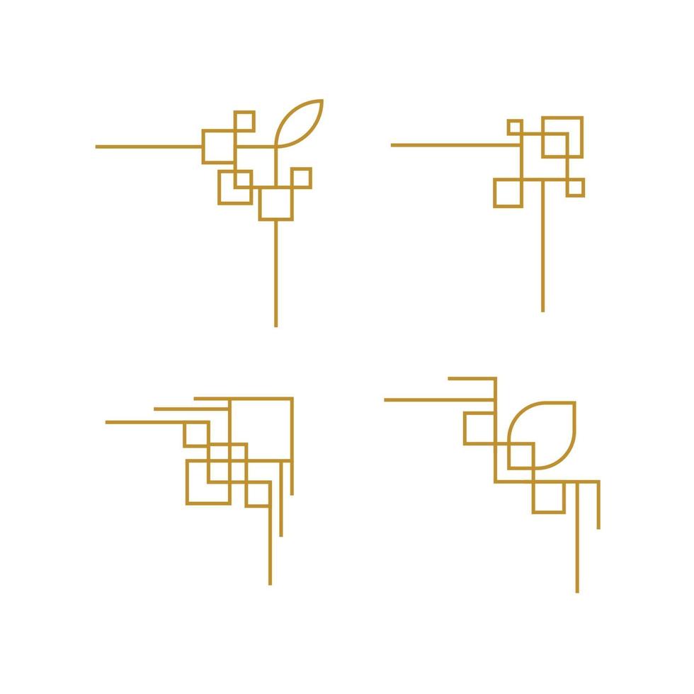 Chinese border Vector illustration
