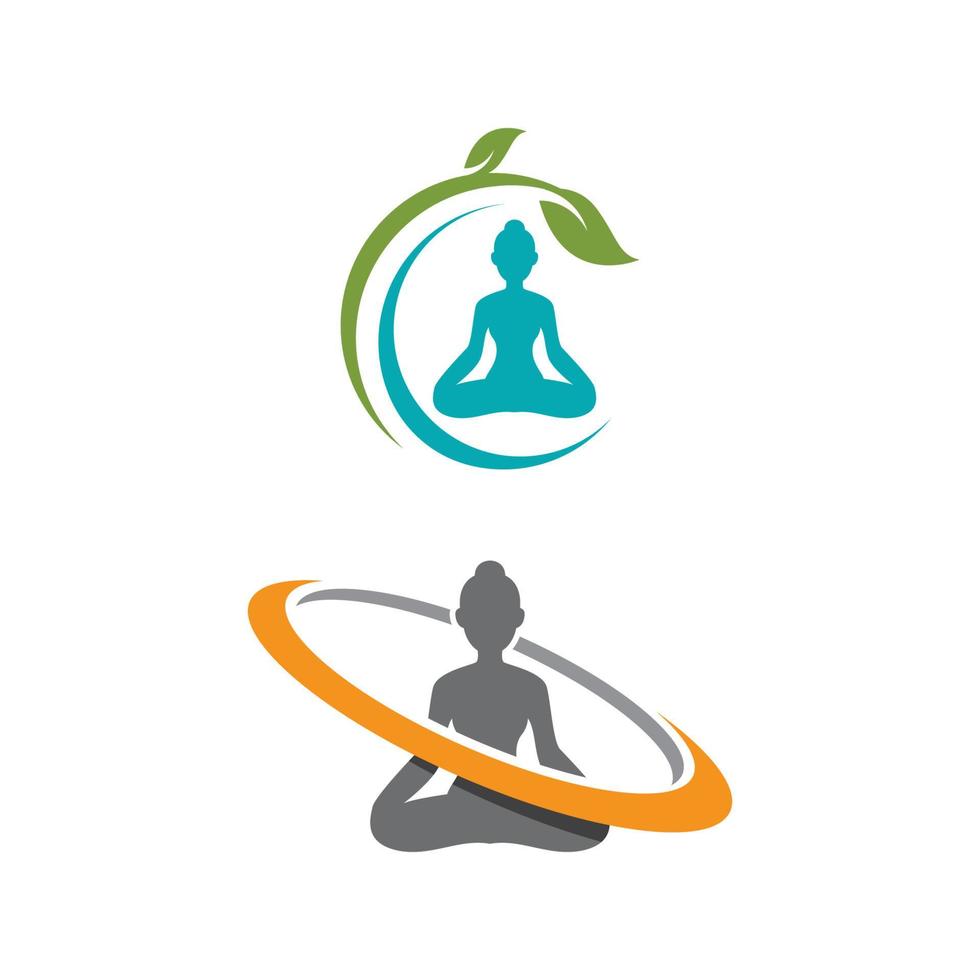 Yoga Vector icon design illustration