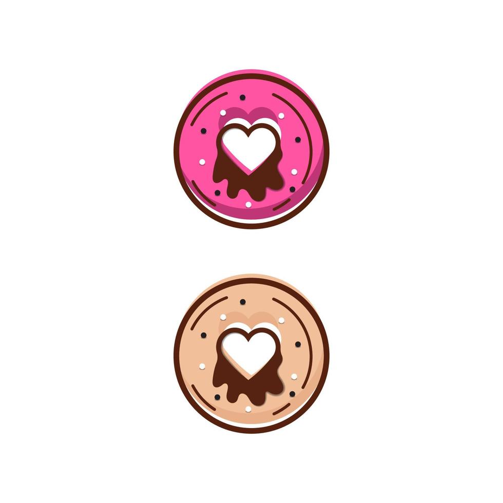 Donut Vector icon design illustration