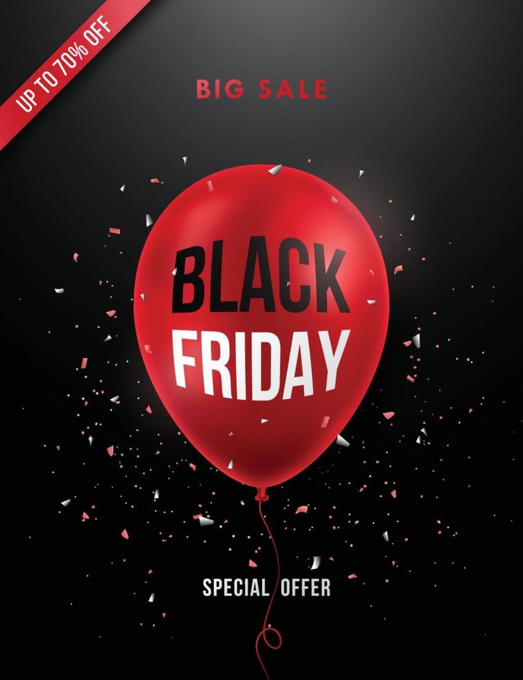 Black Friday Sale Poster vector