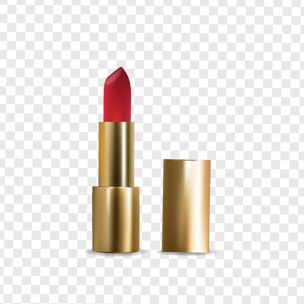 Lipstick 3D Realistic Vector Illustration