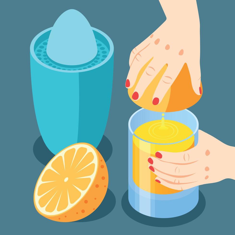 Strengthening Immunity Isometric Background vector