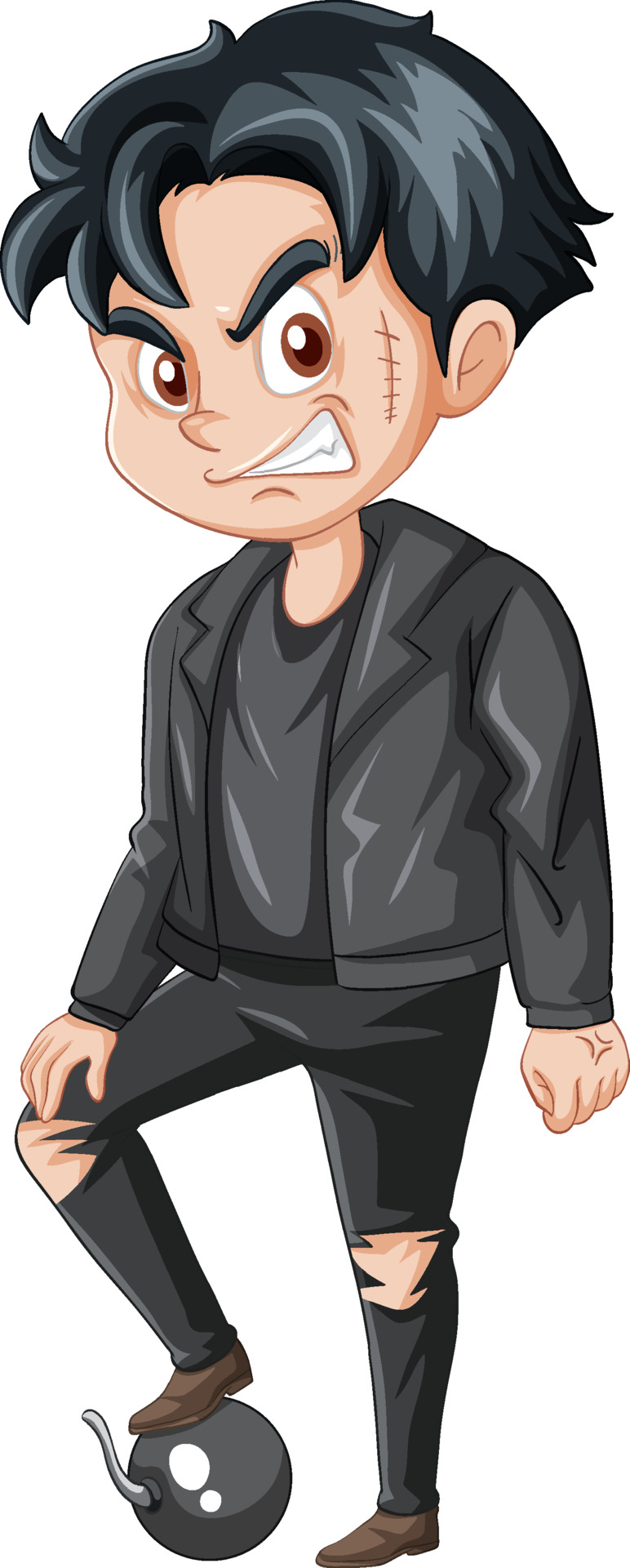 Gangster man cartoon character on white background 3467711 Vector Art at Vecteezy Gangster man cartoon character on white background 3467711 Vector Art at Vecteezy
