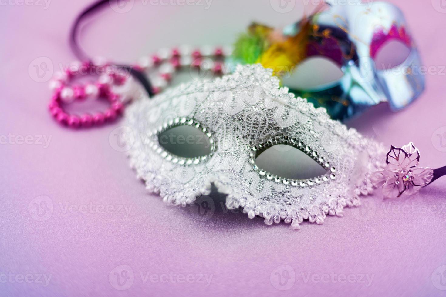 A festive,Beautiful white mardi gras photo