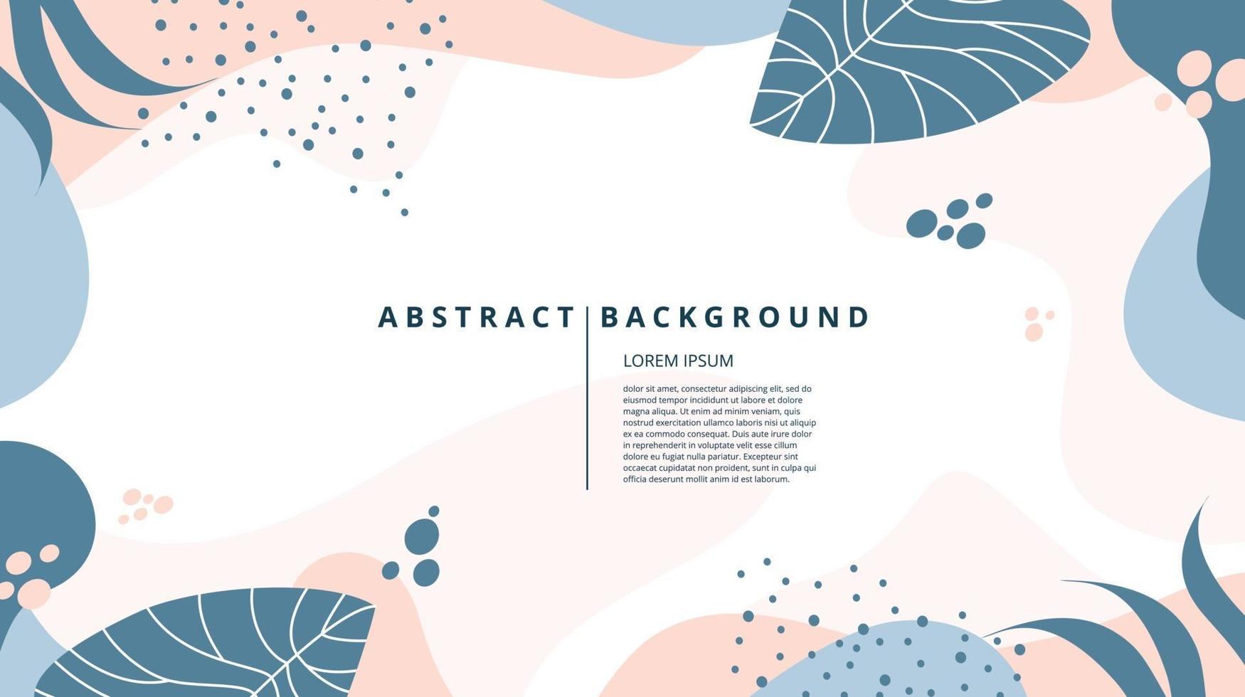 Abstract flat nature white pink background vector