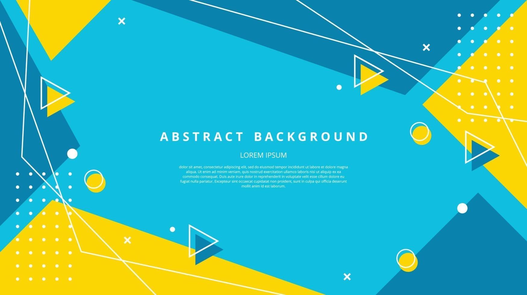 Abstract flat diagonal triangle shapes background vector