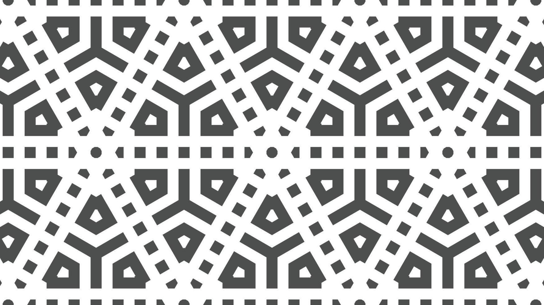 Abstract seamless geometric shape lines pattern vector