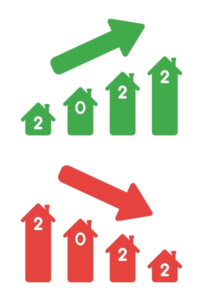 concepto de vector de año nuevo 2022