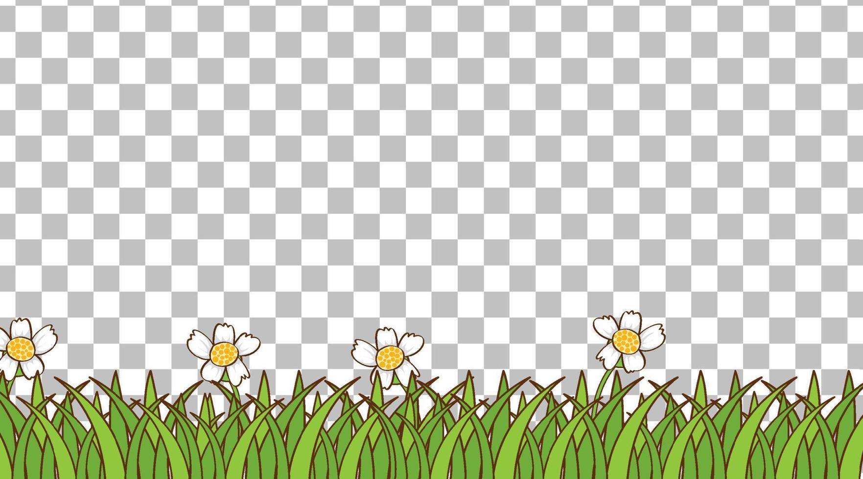 Simple grass field vector