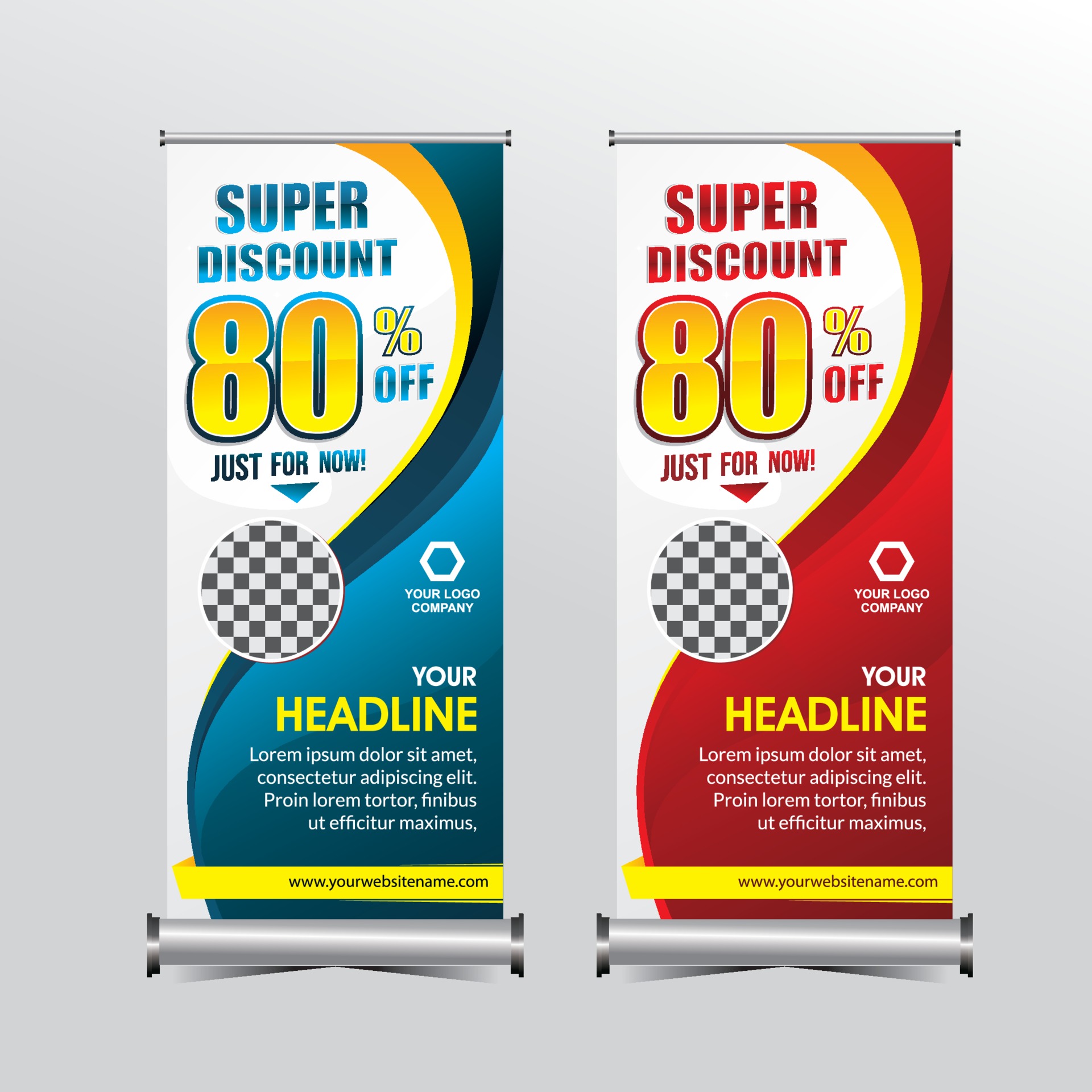 standing banner template super special offer sale discount 3471600 ...