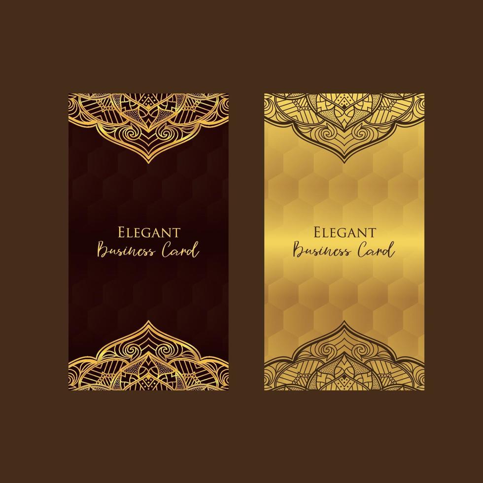elegant business card design template vector