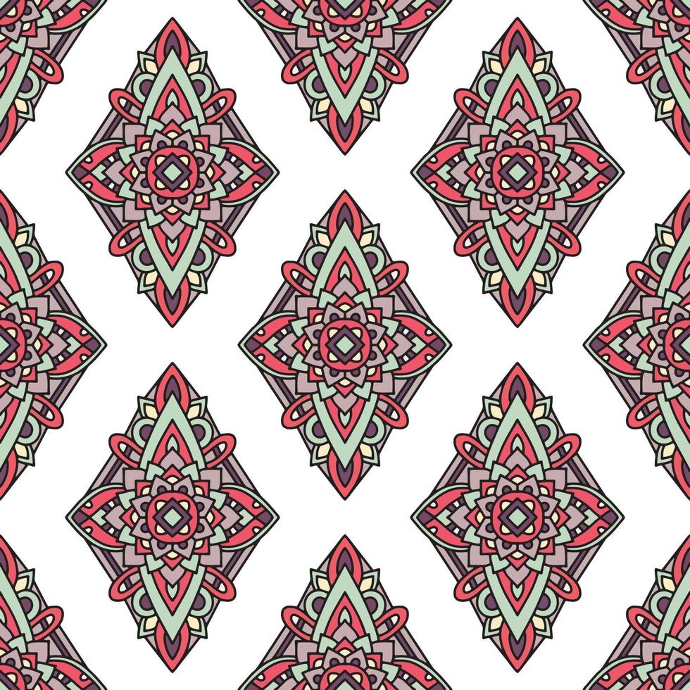 Native tribal pattern, outline style vector