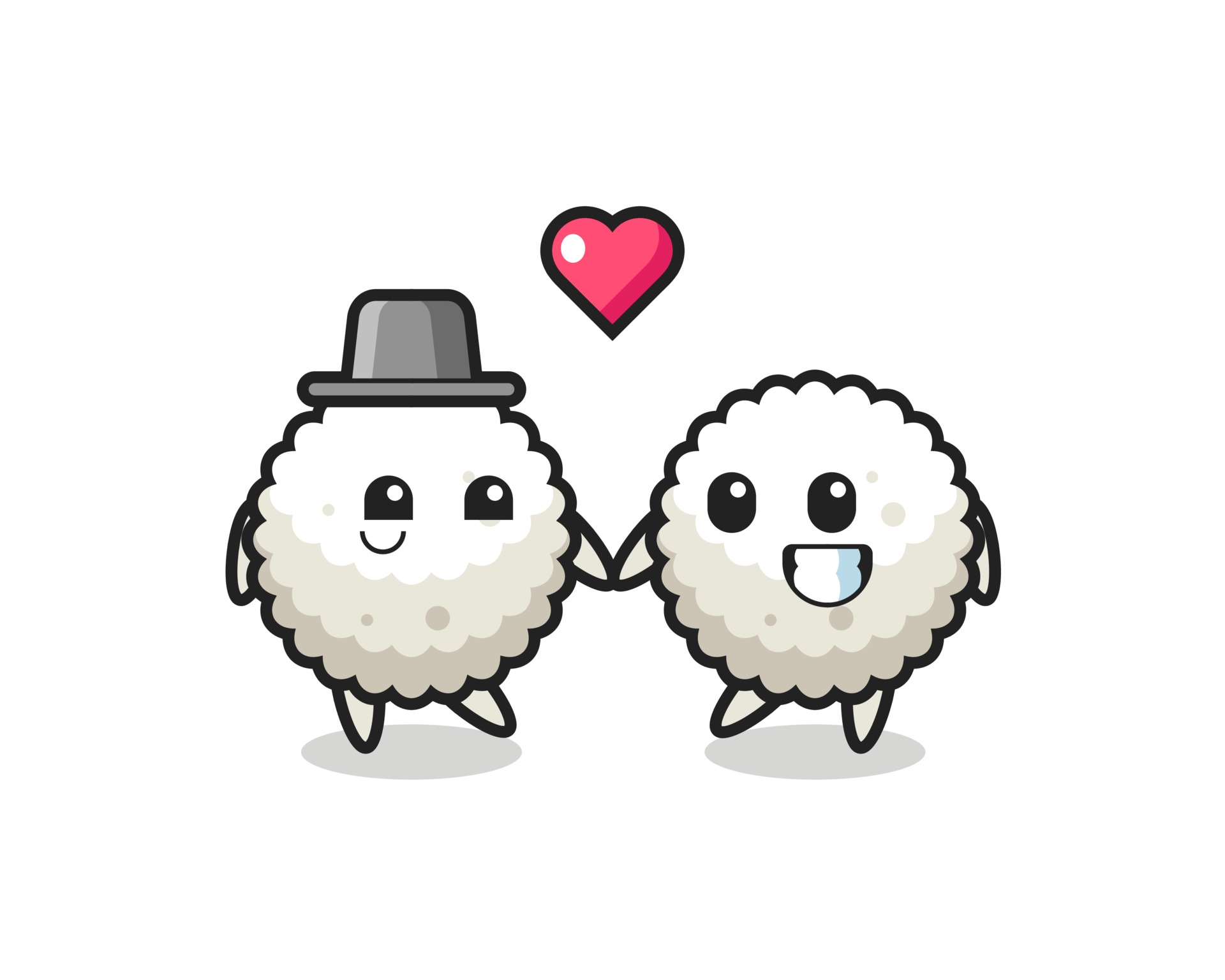 rice ball cartoon character couple with fall in love gesture 3473326 Vector Art at Vecteezy rice ball cartoon character couple with fall in love gesture 3473326 Vector Art at Vecteezy