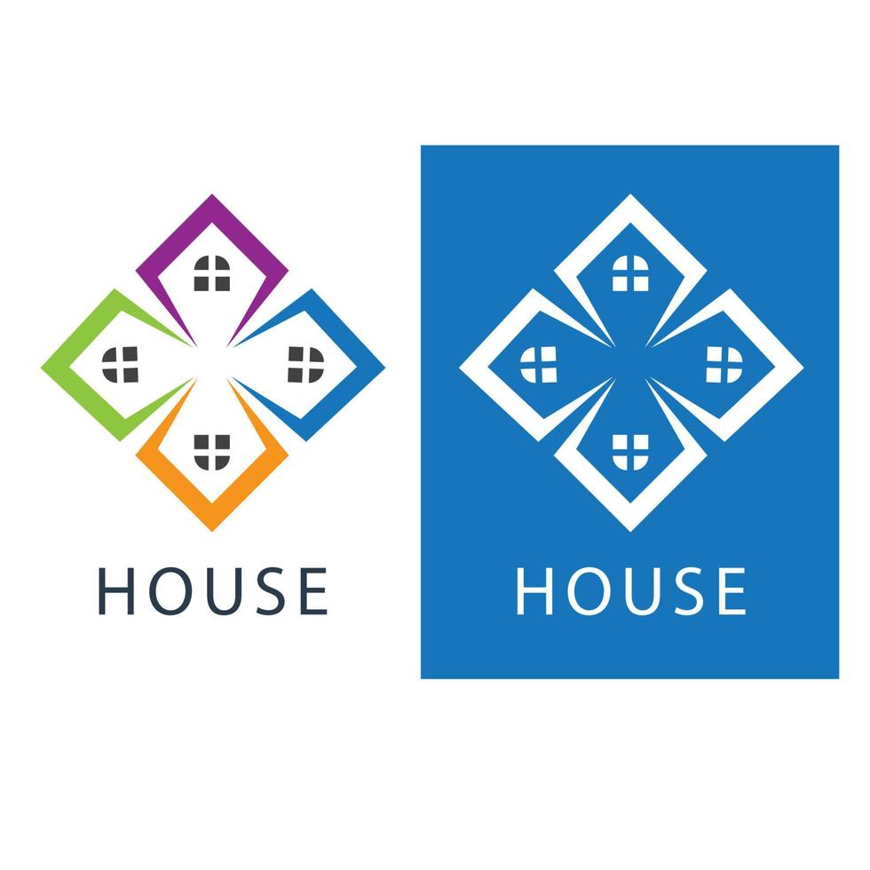House logo and symbol vector image