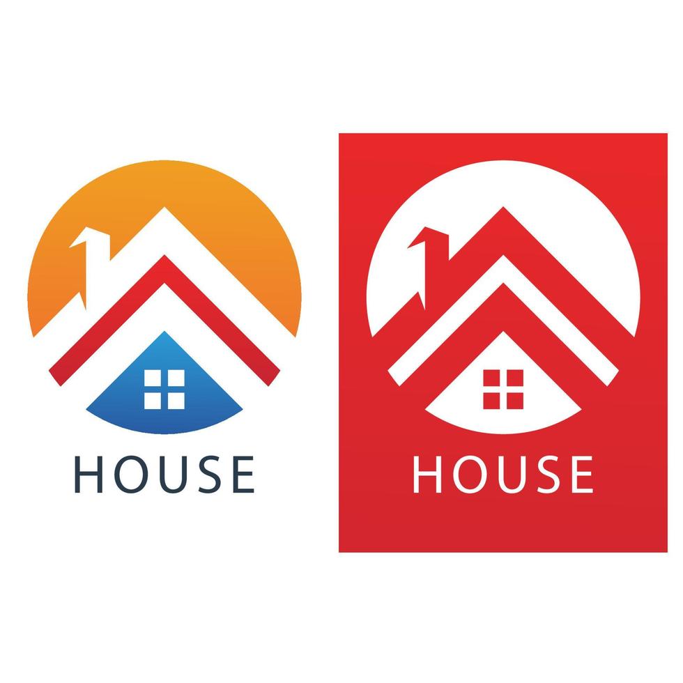 House logo and symbol vector image