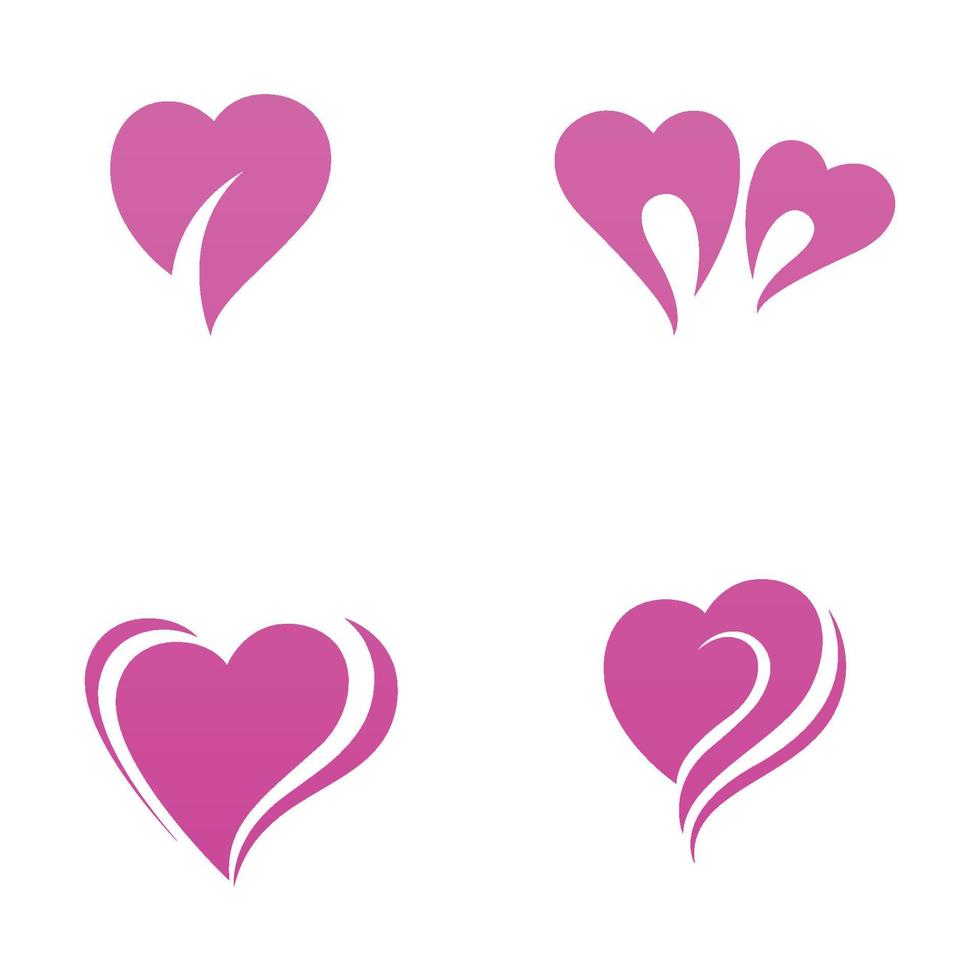 diseño de ilustración de vector de amor