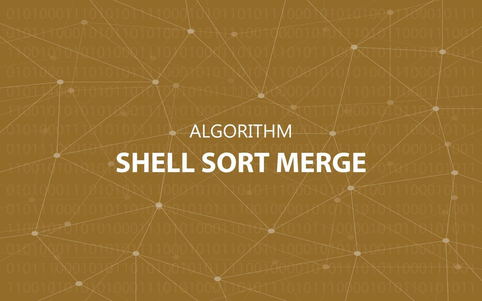 algorithm encryption illustration with constellation dot map vector