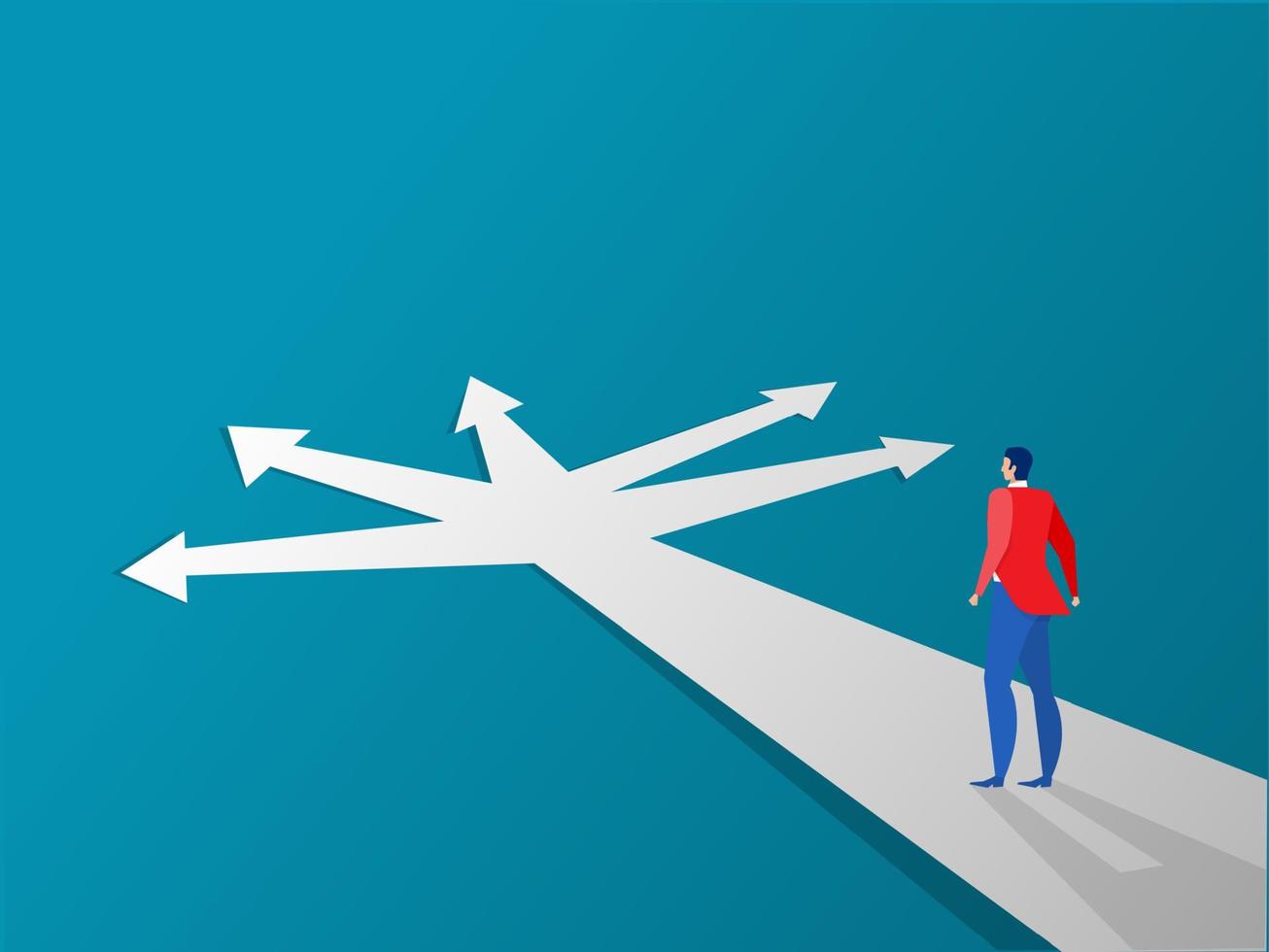 New way concept. Beginning journey adventures and opportunities. vector