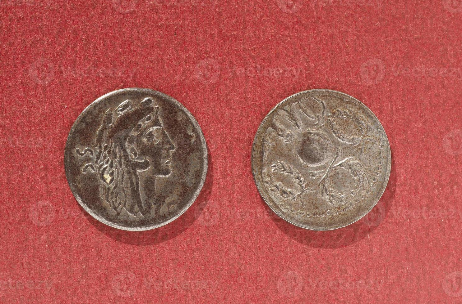 Ancient Roman coin photo