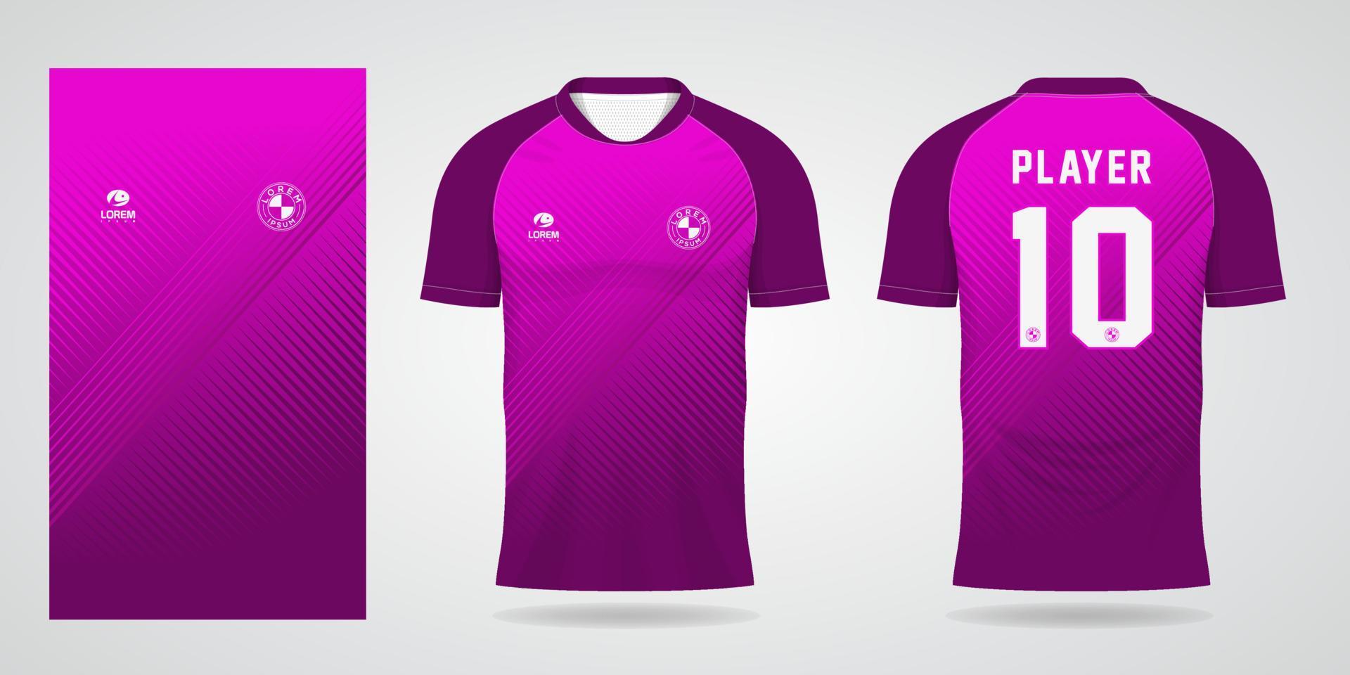 Premium Vector  Pink and black soccer jersey design for soccer team