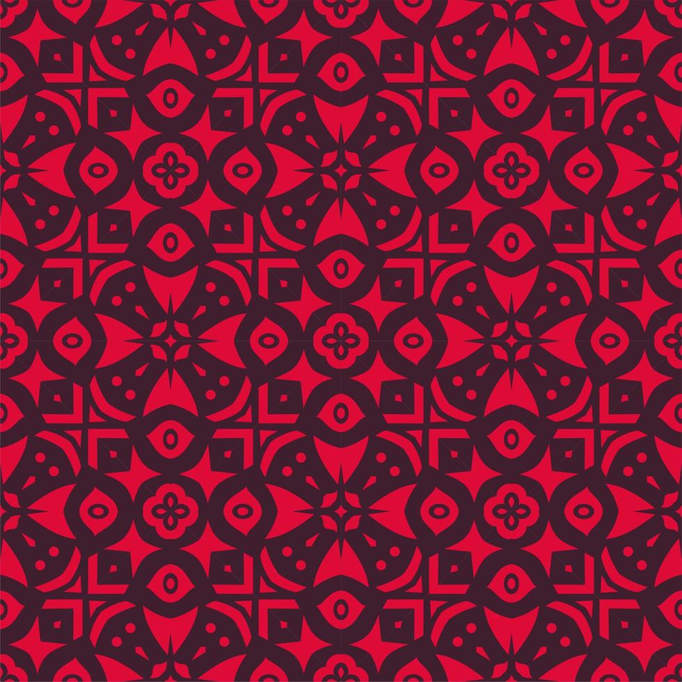 Two colors simple pattern ornament background. Seamless abstract shape vector