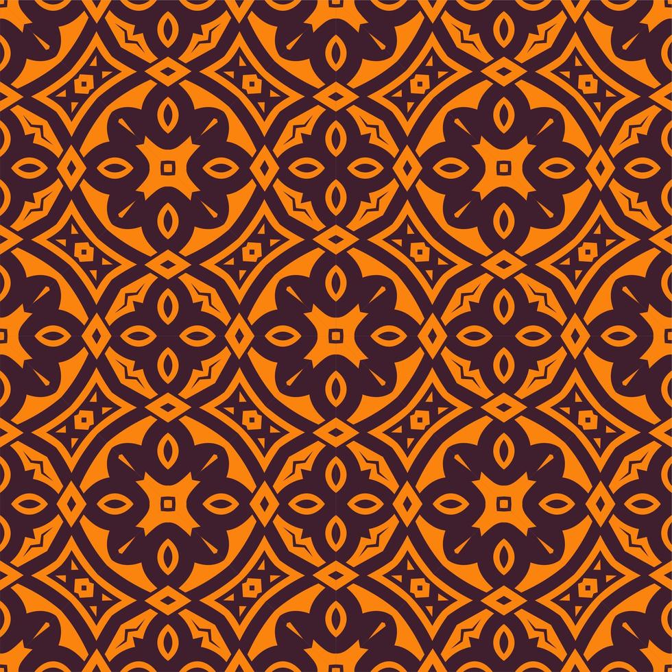 Two colors simple pattern ornament background. Seamless abstract shape vector