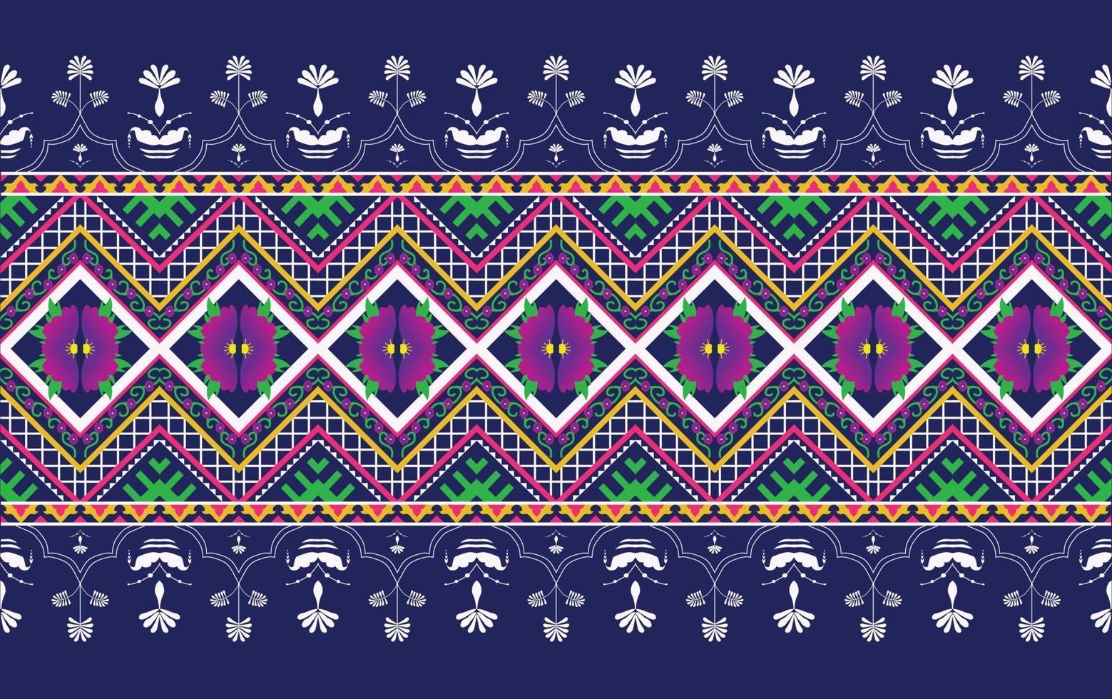 Oriental ethnic seamless pattern traditional background Design vector
