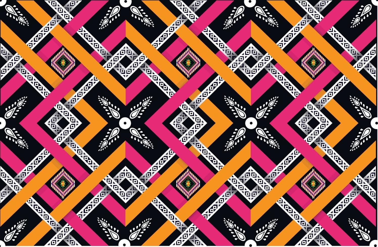 Ethnic seamless pattern traditional background Design vector