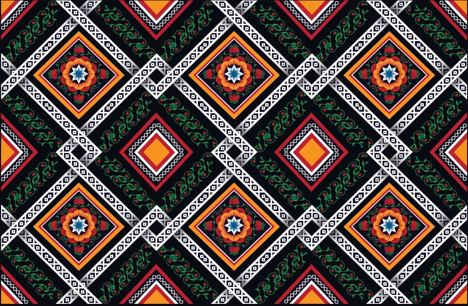 Oriental ethnic seamless pattern traditional background Design vector