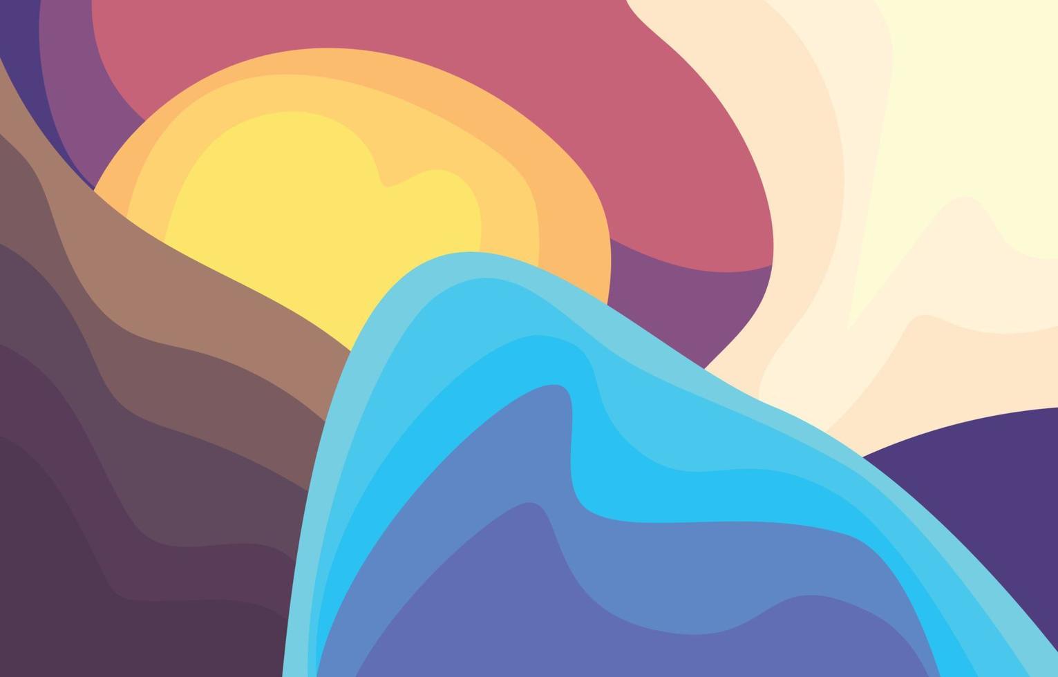 Abstract Coloful Wave vector