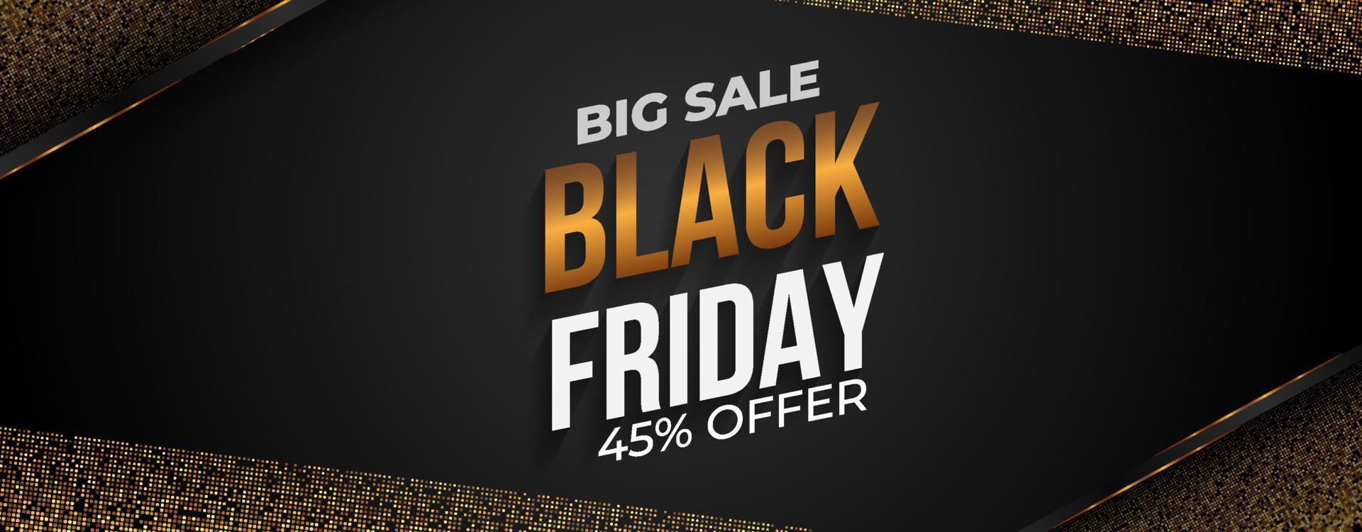 banner web back friday vector design