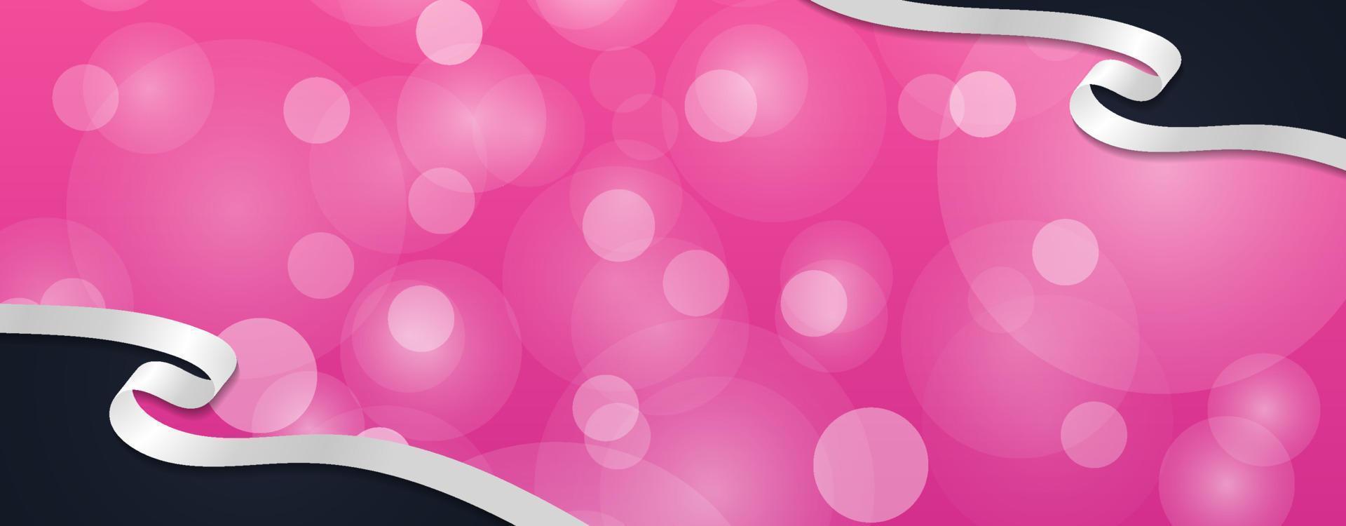 fondo abstracto circulo color rosa vector