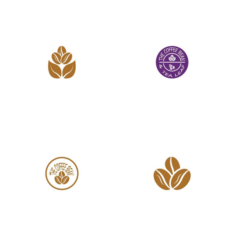 coffee bean icon vector
