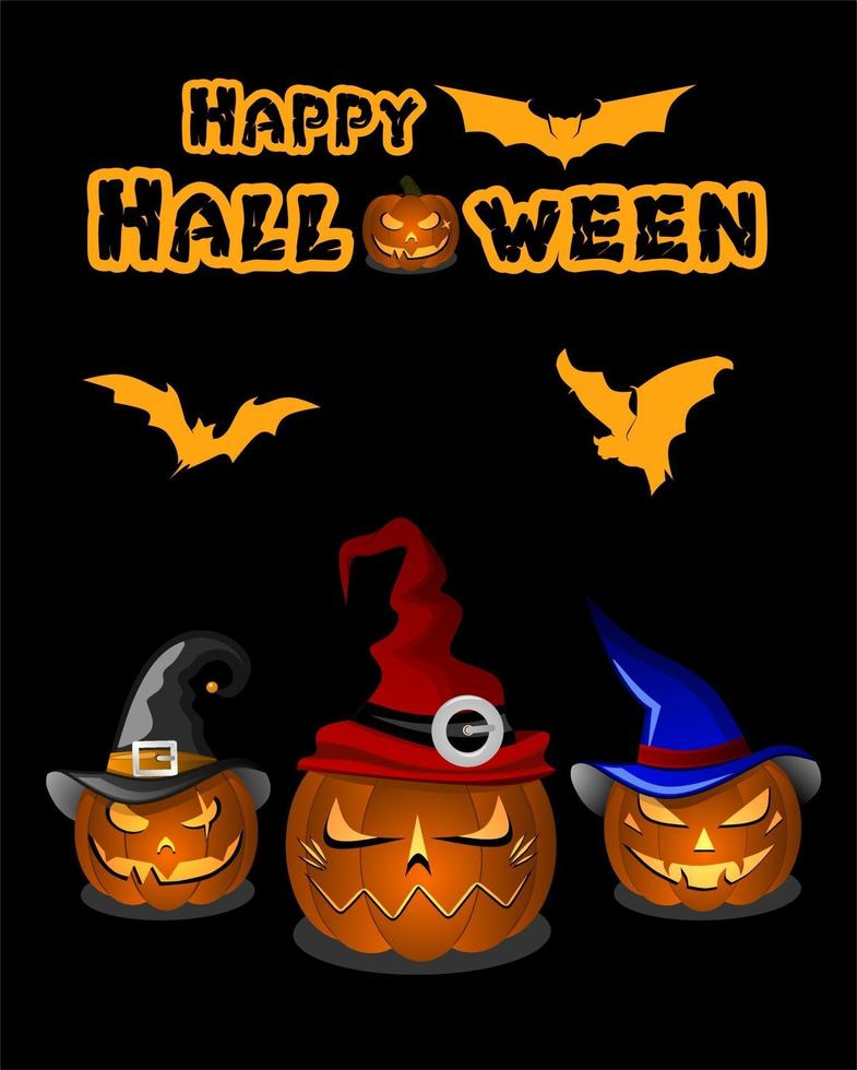 feliz halloween fondo vector