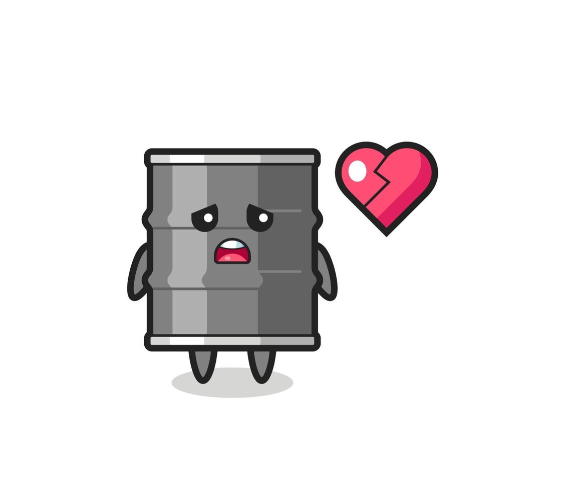 oil drum cartoon illustration is broken heart 3476190 Vector Art at Vecteezy oil drum cartoon illustration is broken heart 3476190 Vector Art at Vecteezy