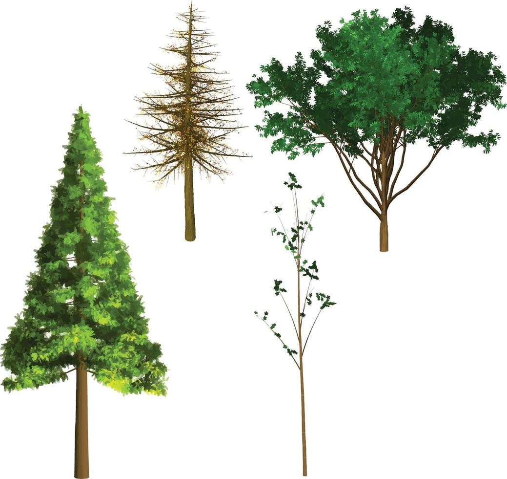 descarga gratuita de árboles vectoriales vector