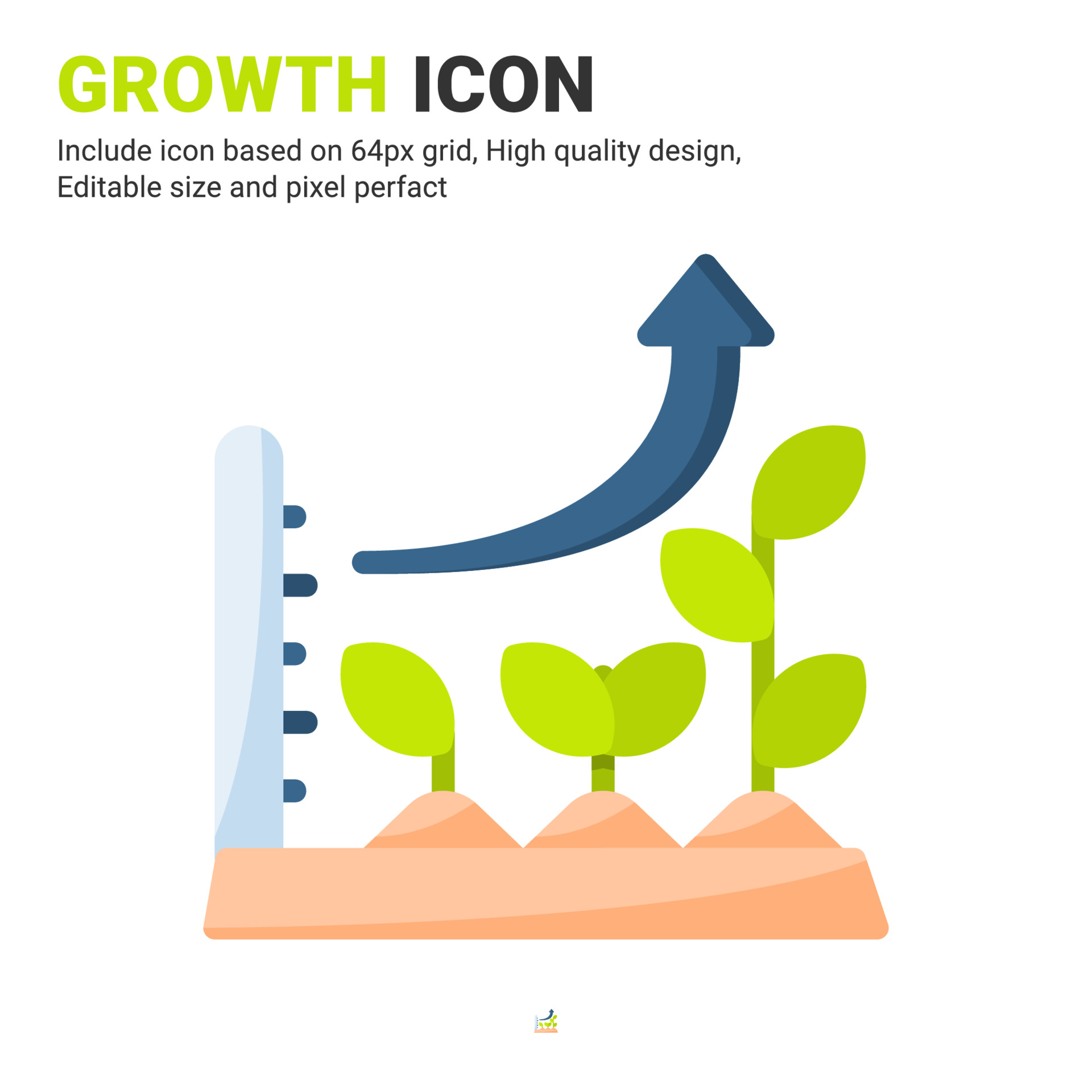 Growth Plant Icon Vector With Flat Color Style Isolated On White Background Vector Illustration Graph Sign Symbol Icon Concept For Digital Farming Farm Industry Agriculture Apps And Project 3476811 Vector Art At