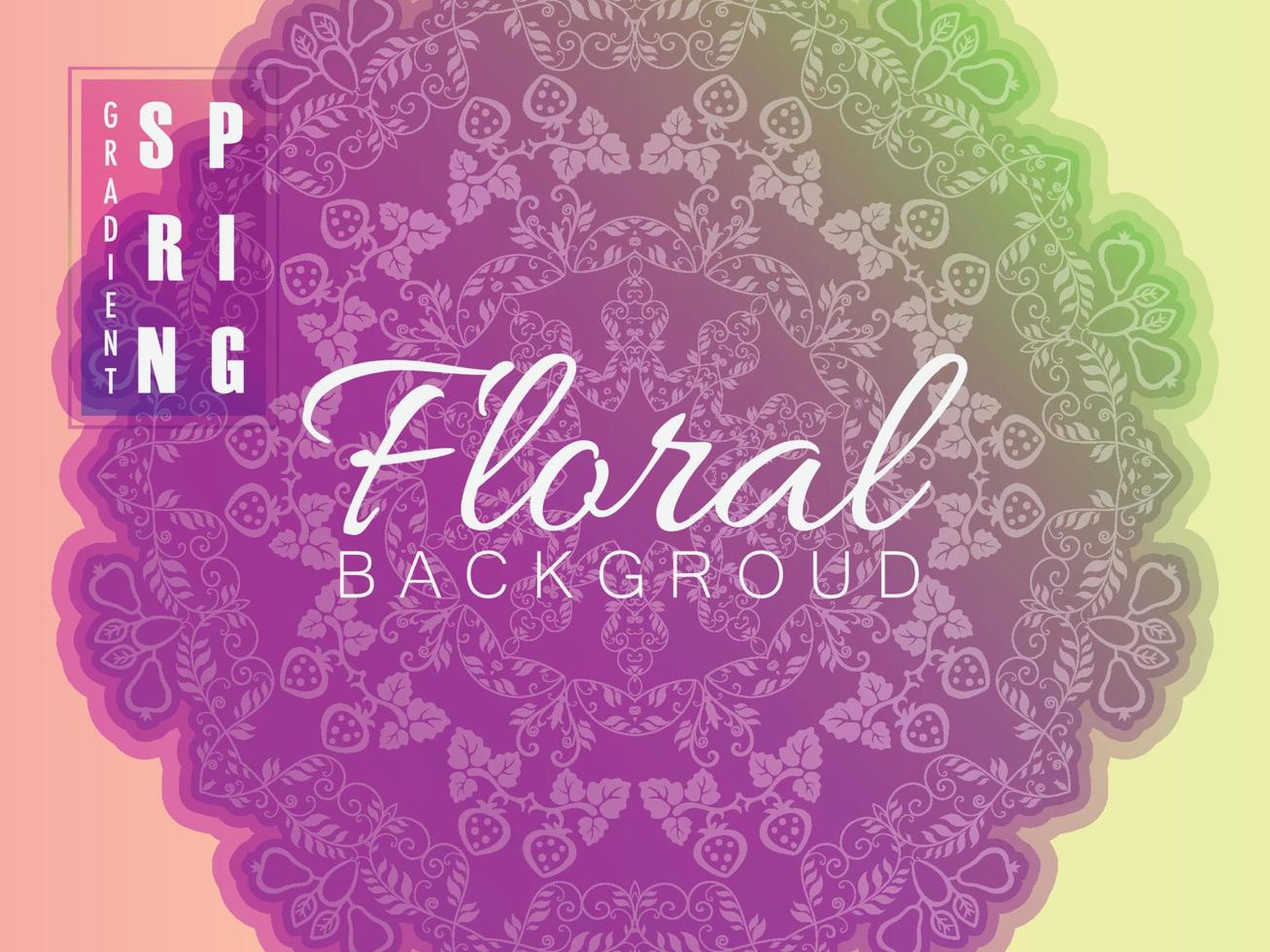 Abstract Spring Floral Pastel Color Background vector