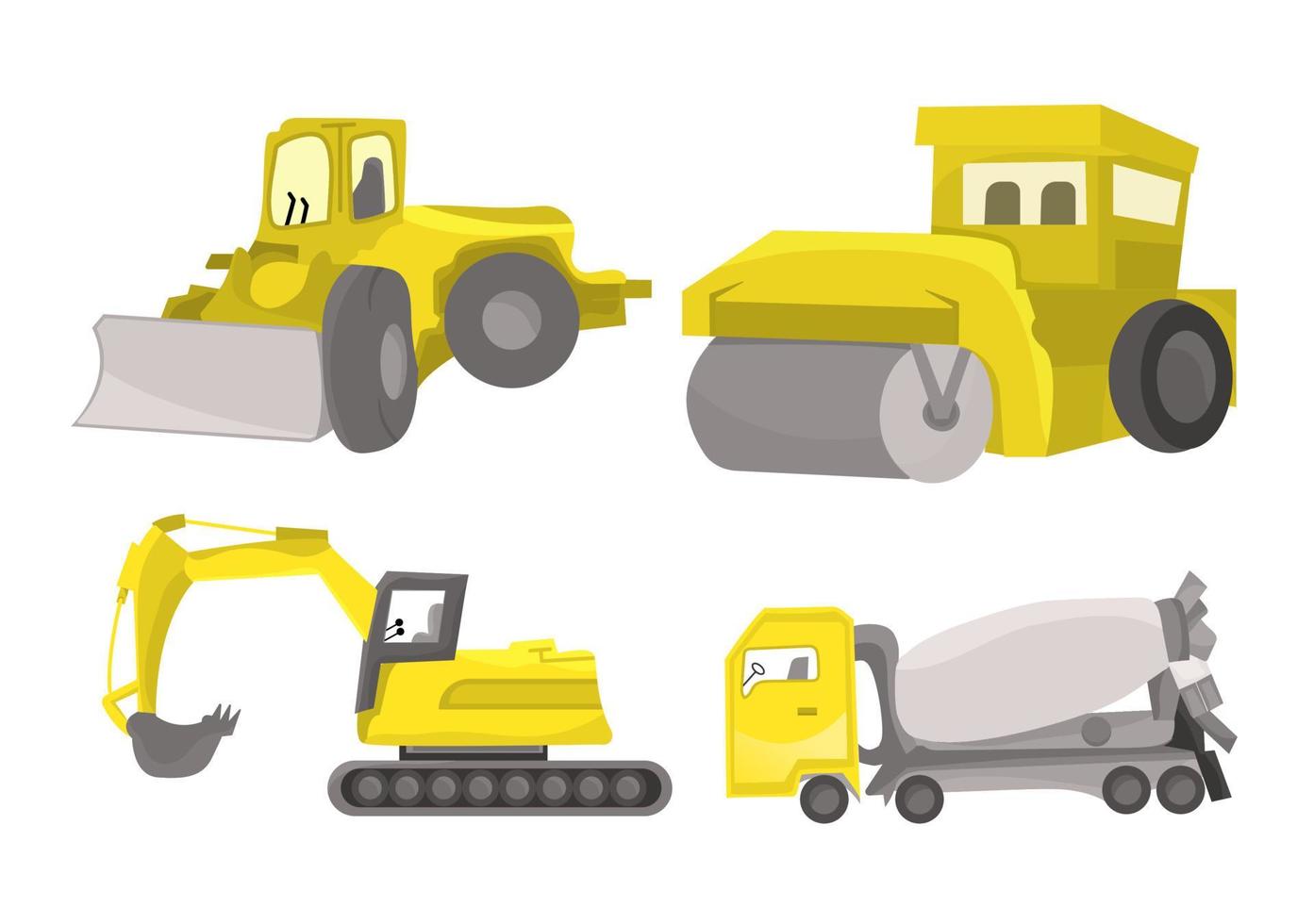 Untitled-1avarious kinds of heavy equipment vehicles for construction vector