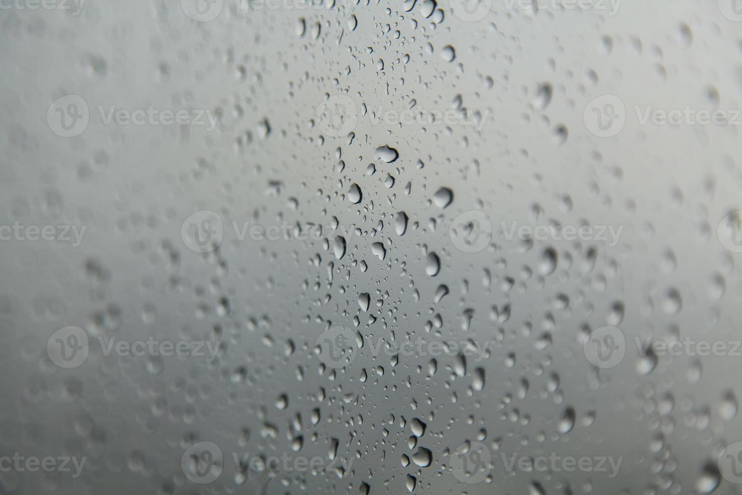 rain on glass photo